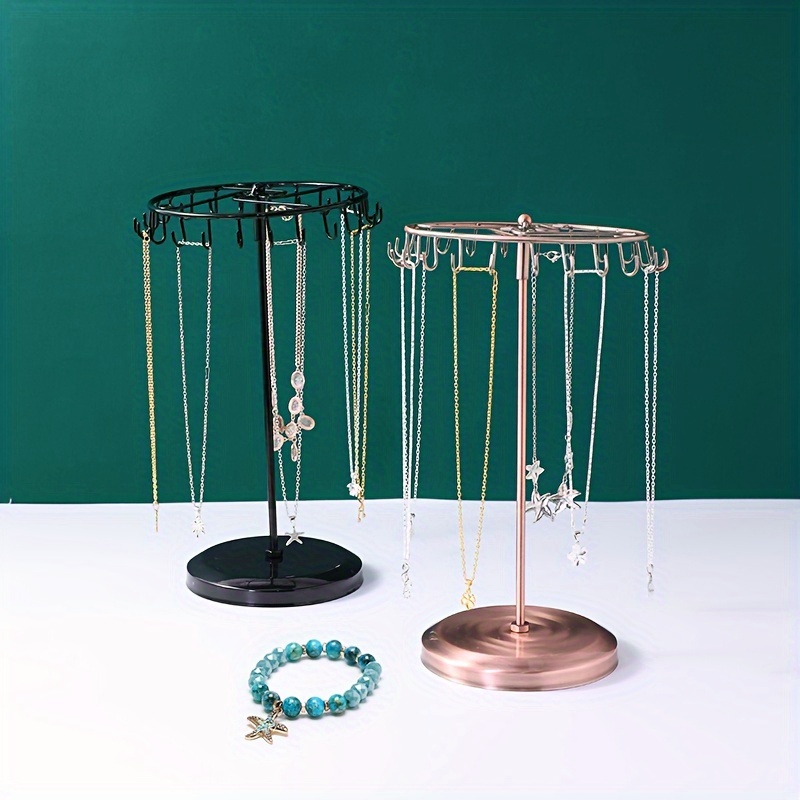 Vintage Metal Necklace Holder Bronze Color Jewelry Organizer - Temu