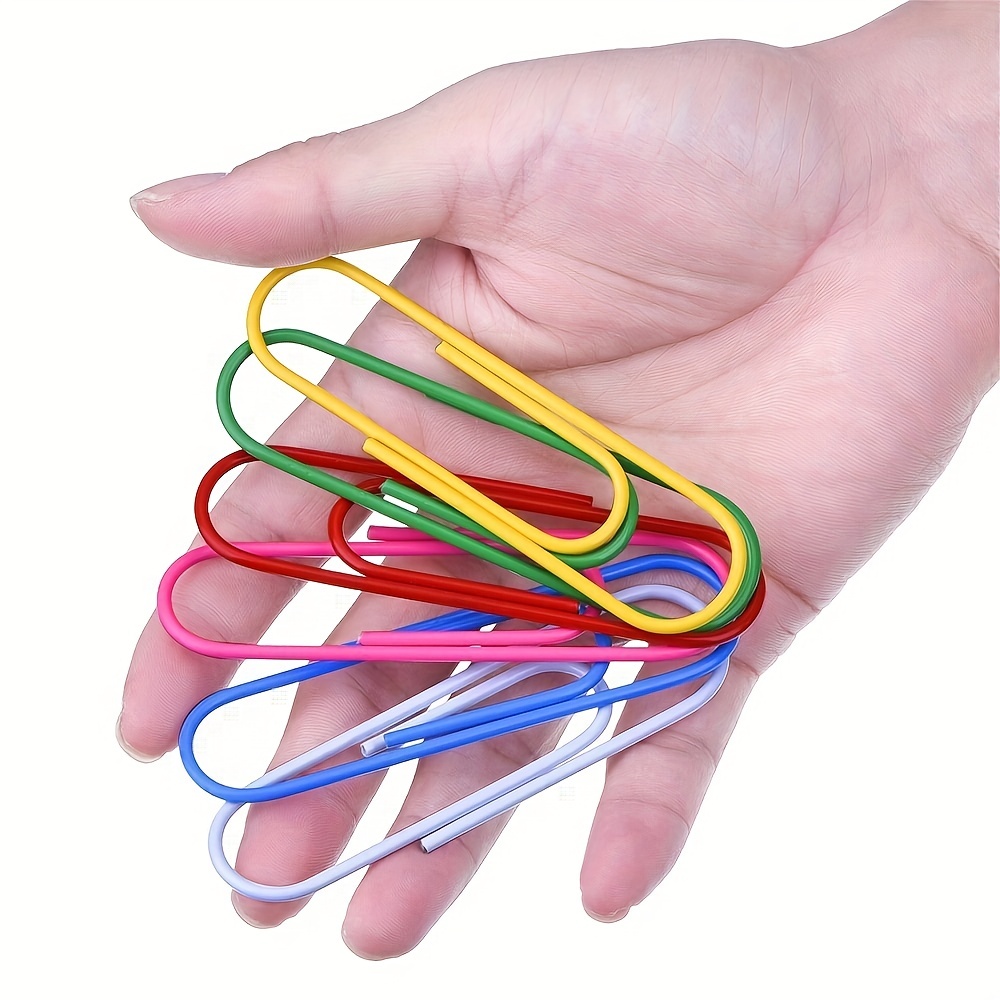 Color Pack Paper Clips, Multi-size Paper Clips In Bulk, Office