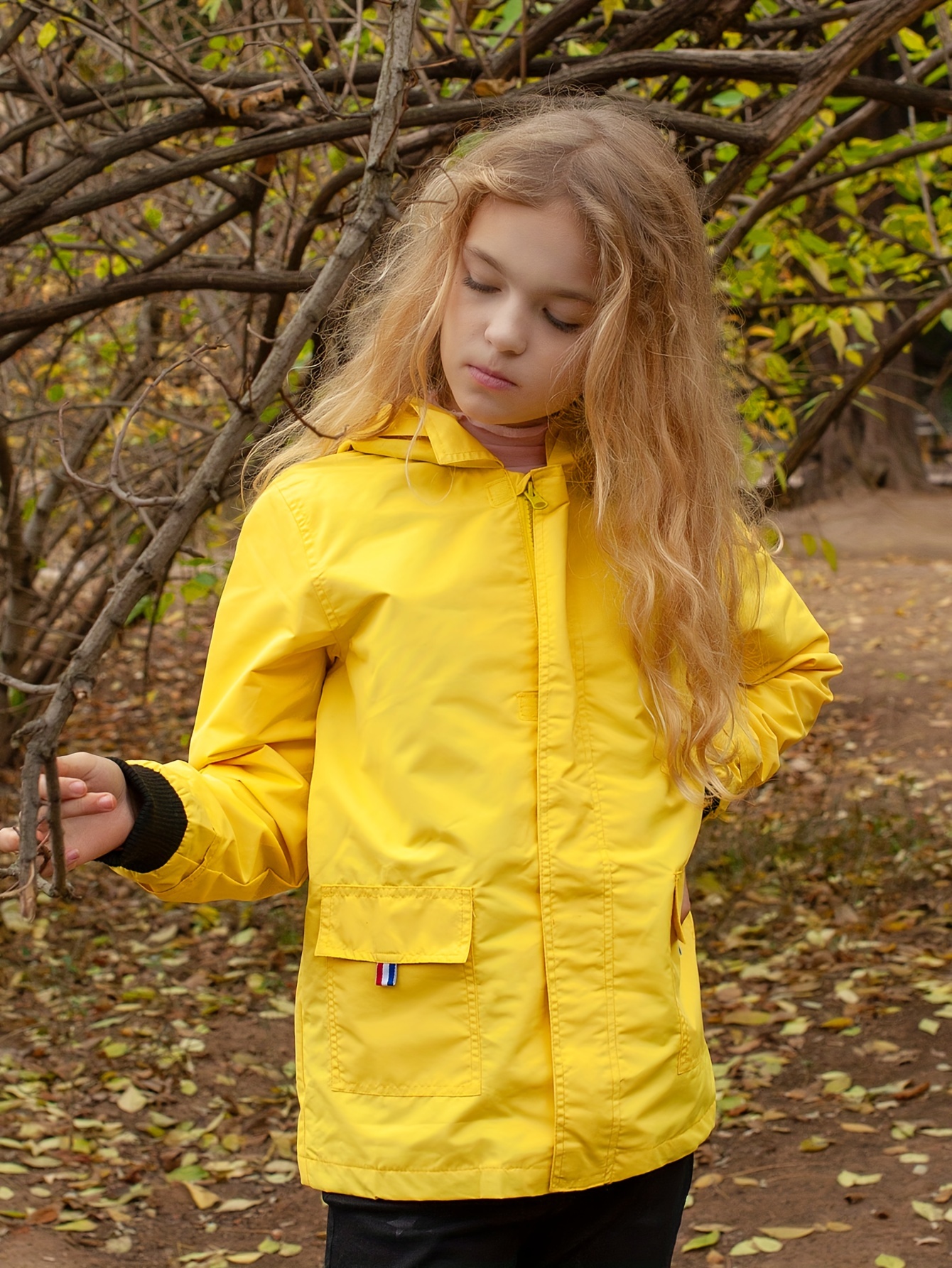 Autumn Youth Girls Rain Coat - Stylish & Waterproof Outerwear