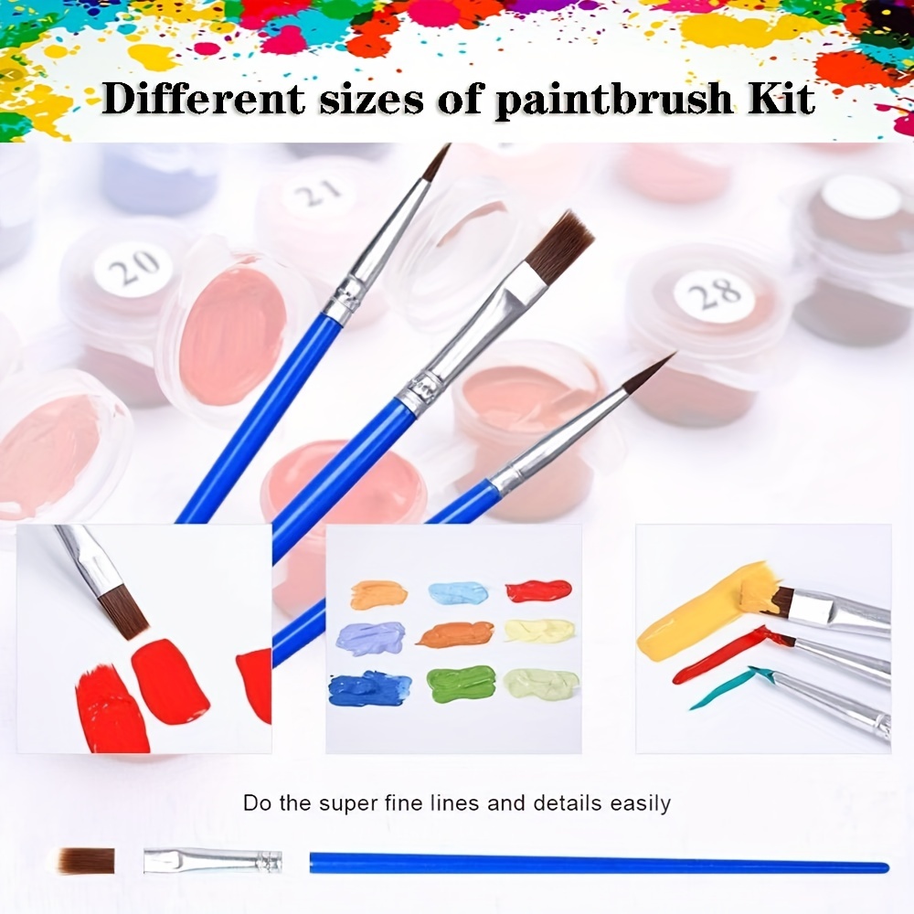 Paint by Numbers with Framed Canvas for Kids and Adults Beginner ,diy Painting Paint by Number Kits,Cute Teddy Dog 16”X12”Inch Wooden Frame