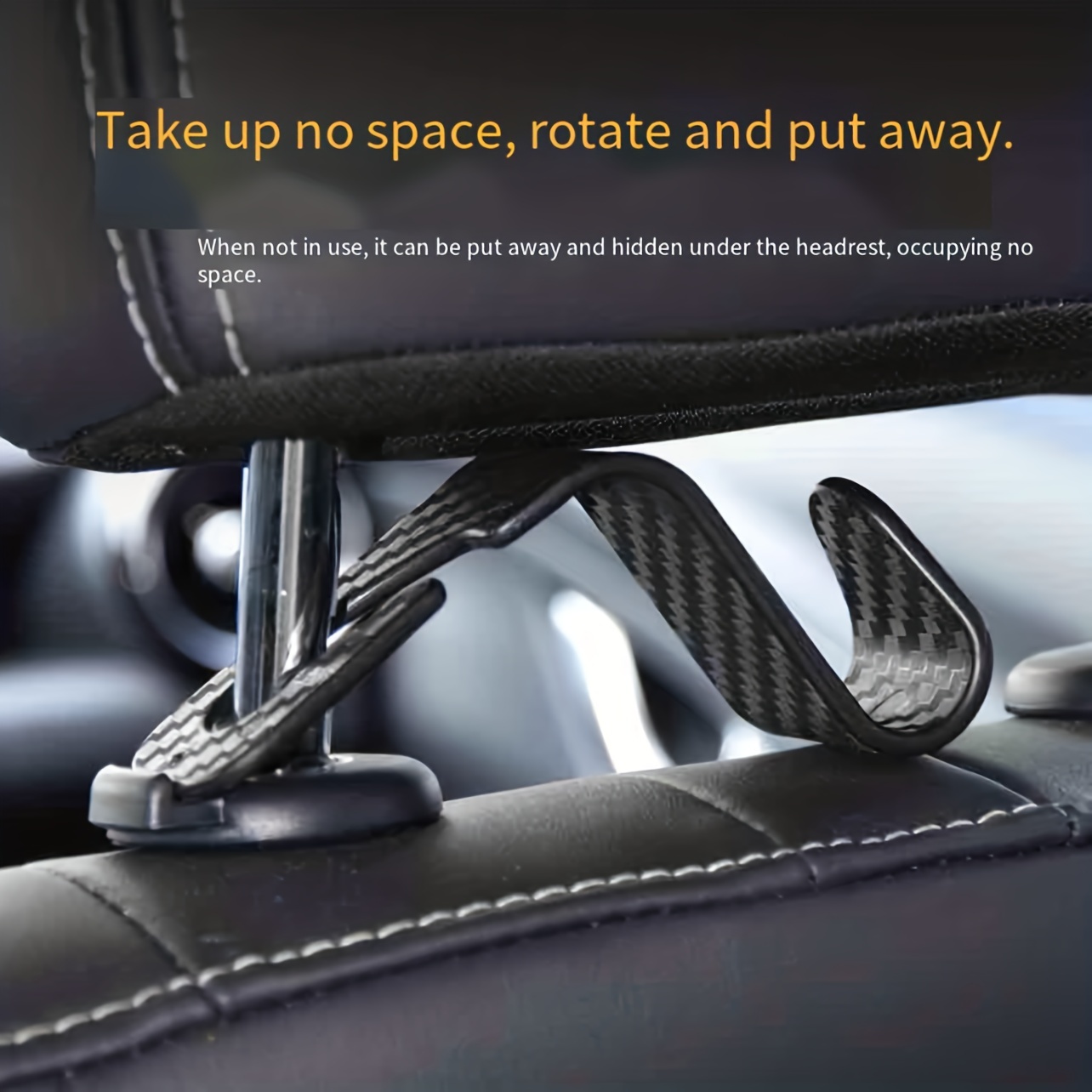 Car Seat Headrest Hook Multifunction Portable Hangers Back Car