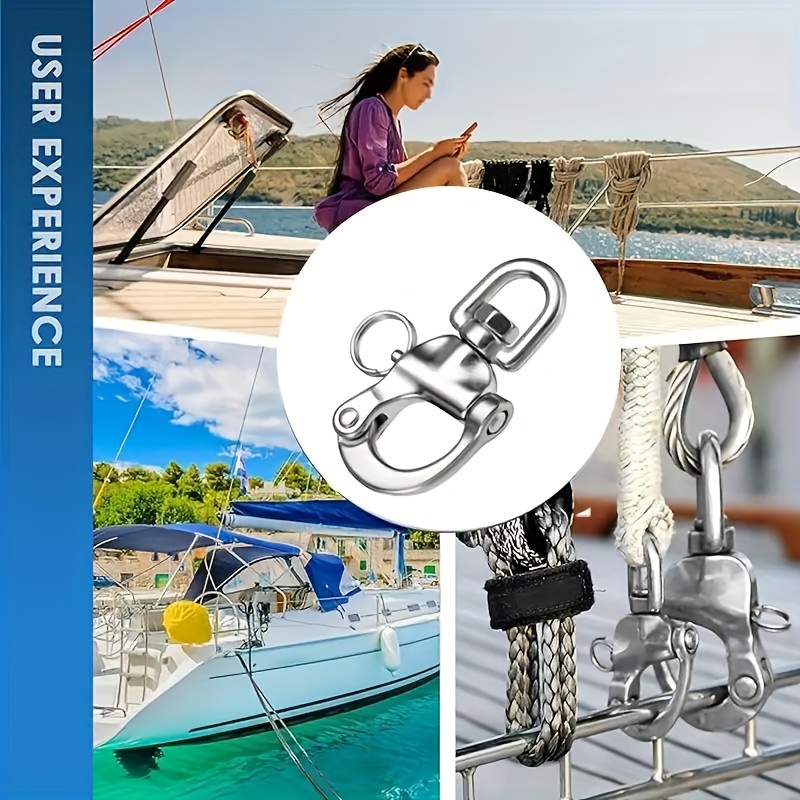 316 Stainless Steel Swivel Shackle Quick Release Boat Anchor - Temu