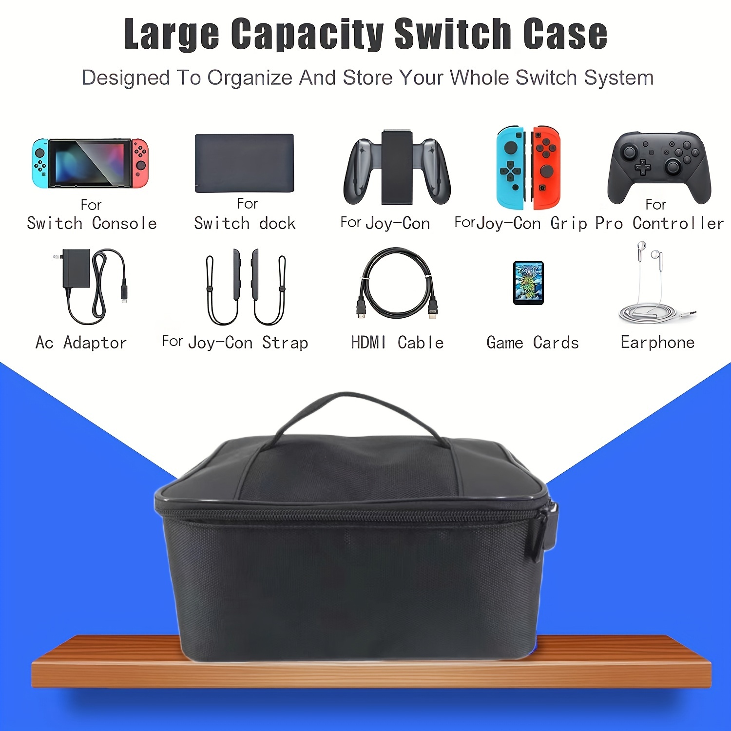 Sacoche, housse, valise de transport pour Nintendo Switch / Switch