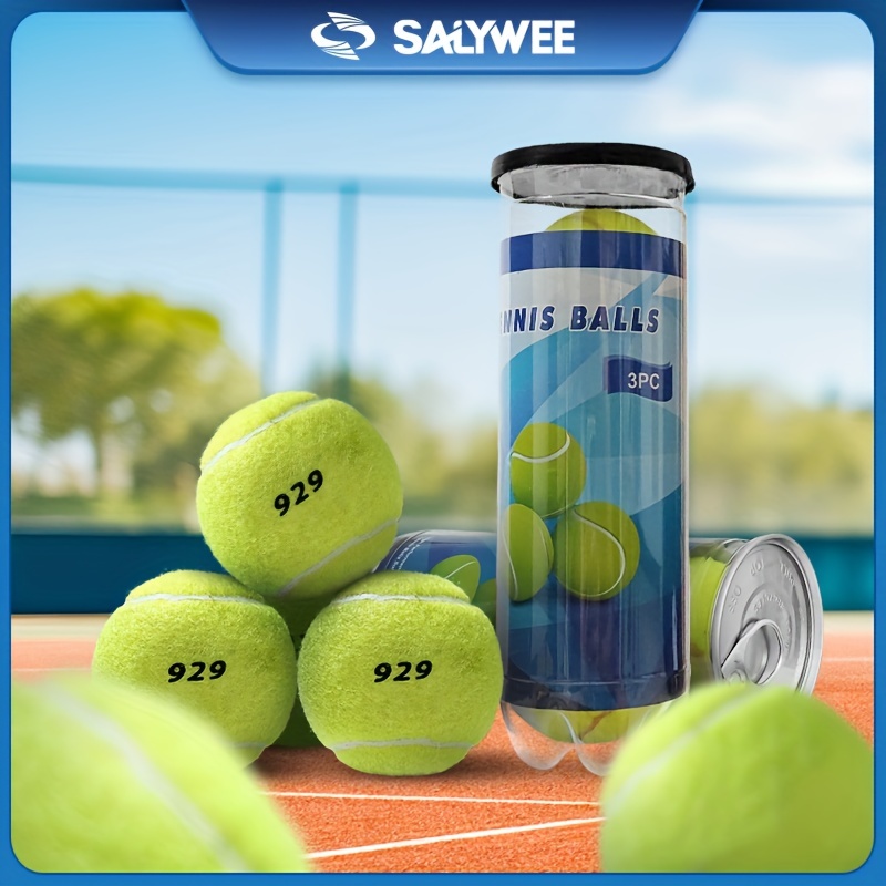 Salywee 3pcs Pelotas Tenis Alta Elasticidad Pelotas Tenis - Temu