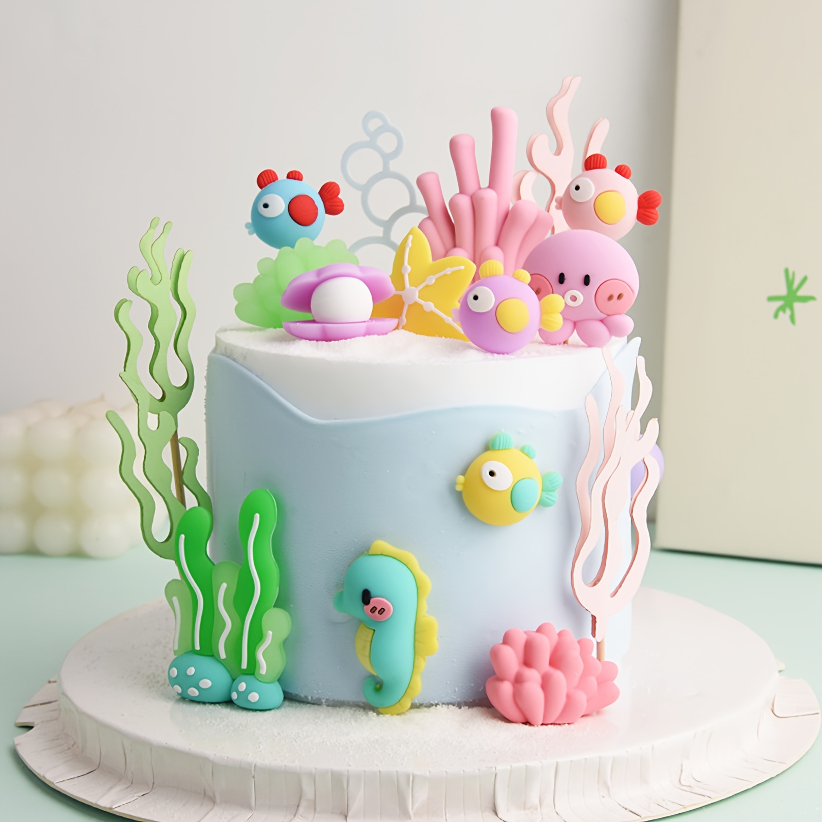 Birthday Cake Topper Cake Insert Three dimensional Coconut - Temu United  Kingdom