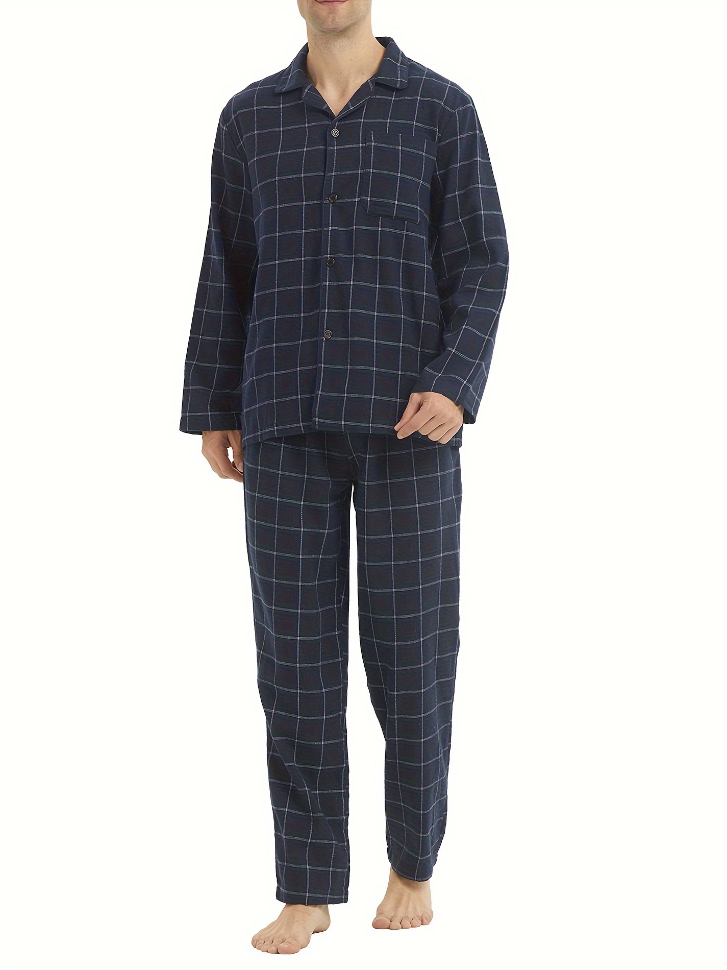 London Fog Mens Nightwear Comfy Pajama Sets