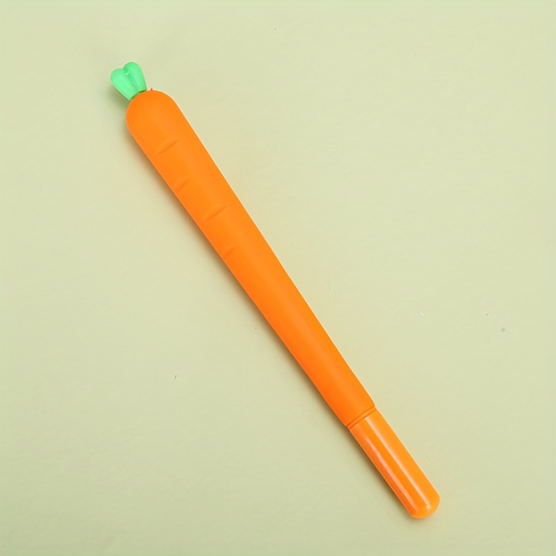 Lot de 30 stylos à encre gel carotte mignon stylo à bille roulante