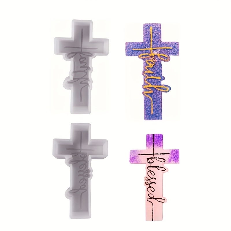 Faith Cross - Silicone Freshie Mold