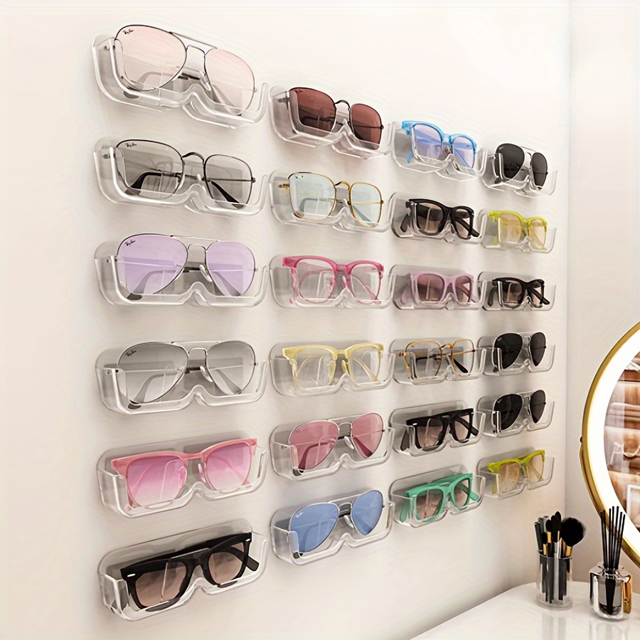 1pc Multi-grid Aufbewahrungsbox, Faltbare Sonnenbrillen-aufbewahrungstasche,  Hängende Brillenhalter-anzeige, Reise-sonnenbrillen-organizer, Kaufen Sie  Auf Temu Ein Und Fangen Sie An Zu Sparen