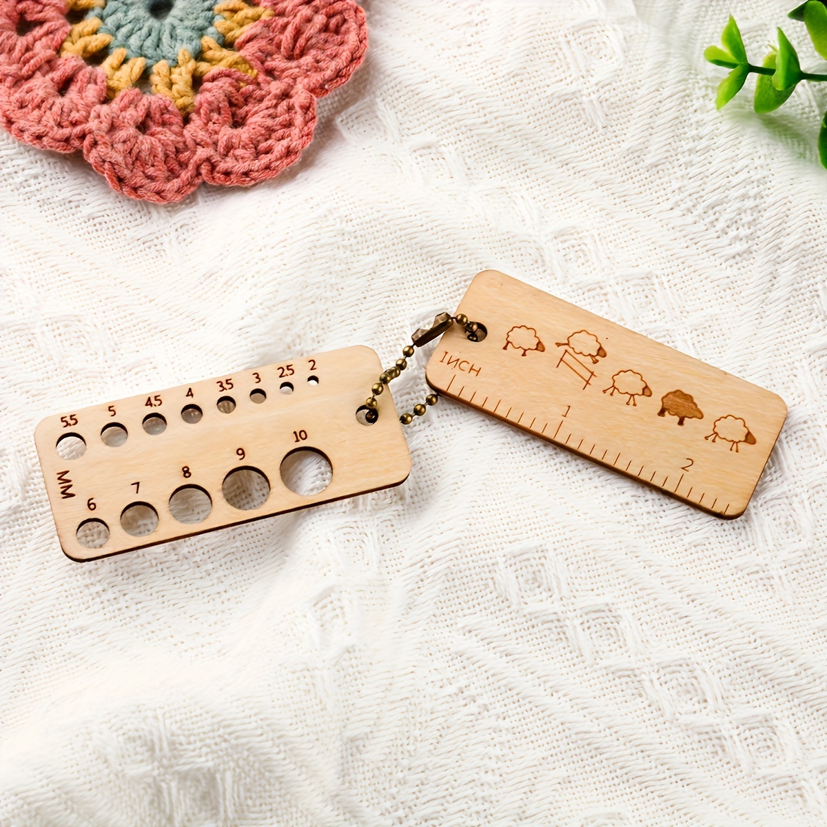 Crochet Knitting Special Ruler Knitting Tool Sweater Needle - Temu