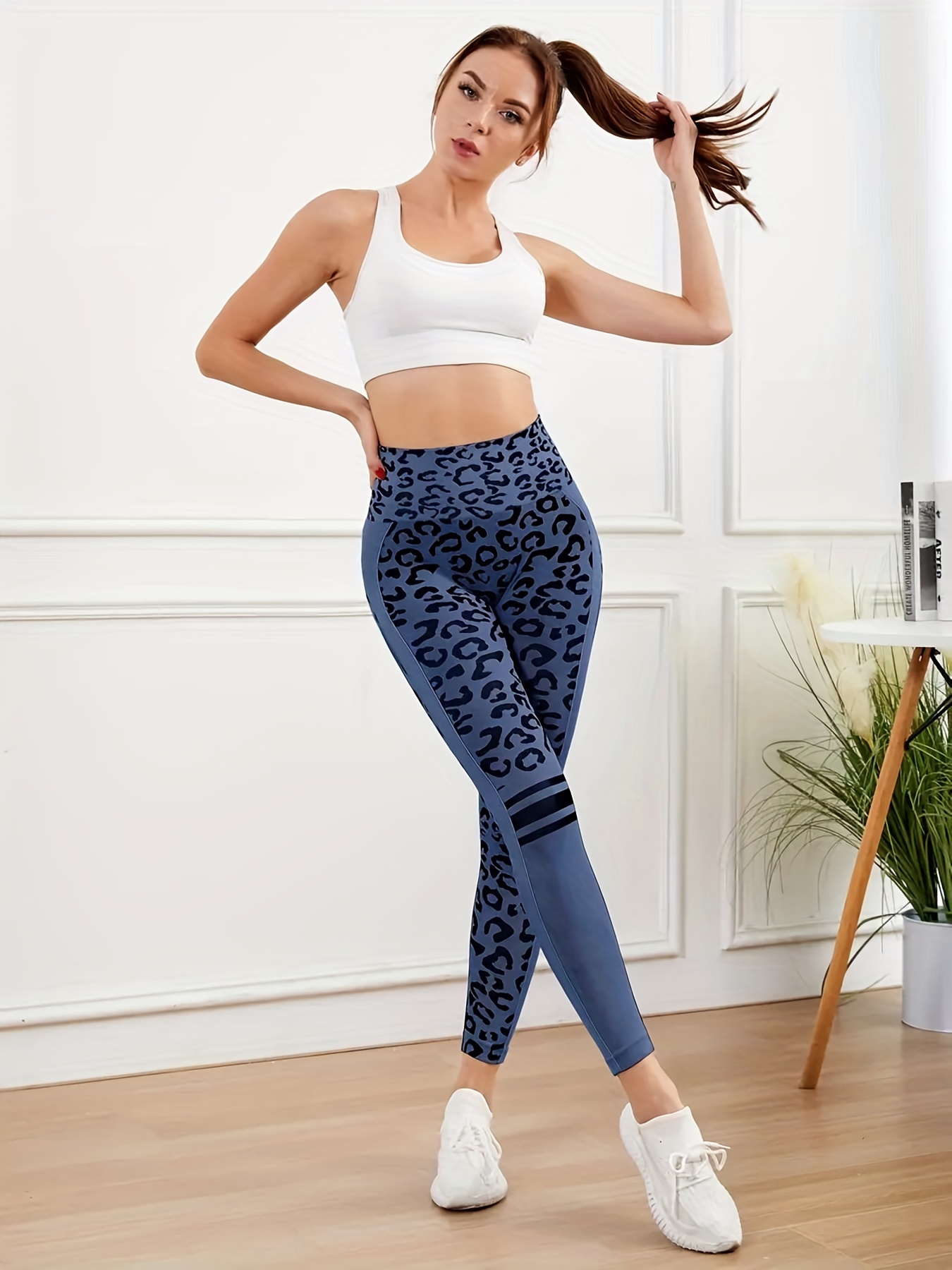 Yoga Pants Women Seamless High Waist Print Leggings Sport Tight