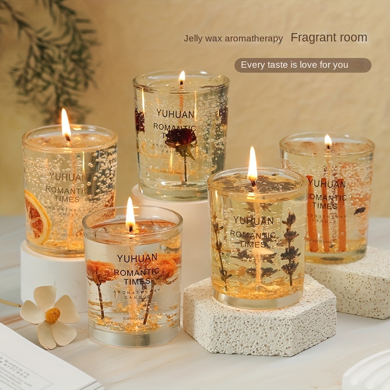 Velas románticas de cera de soja, velas de aromaterapia para dormitorio,  cocina, decoración del hogar, regalos