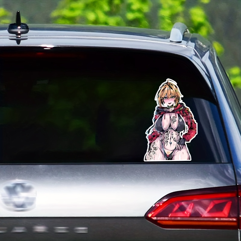 Car Sticker Anime Sticker Glass Sticker Bumper Rearview - Temu