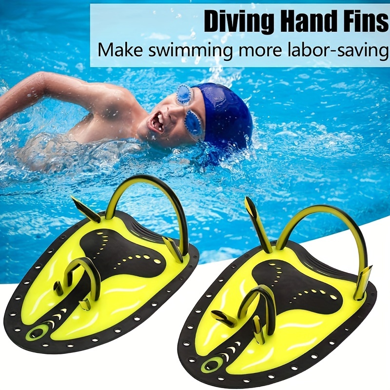 Pagaies à main de natation, palmes réglables pour entraînement à la  natation, adultes/enfants
