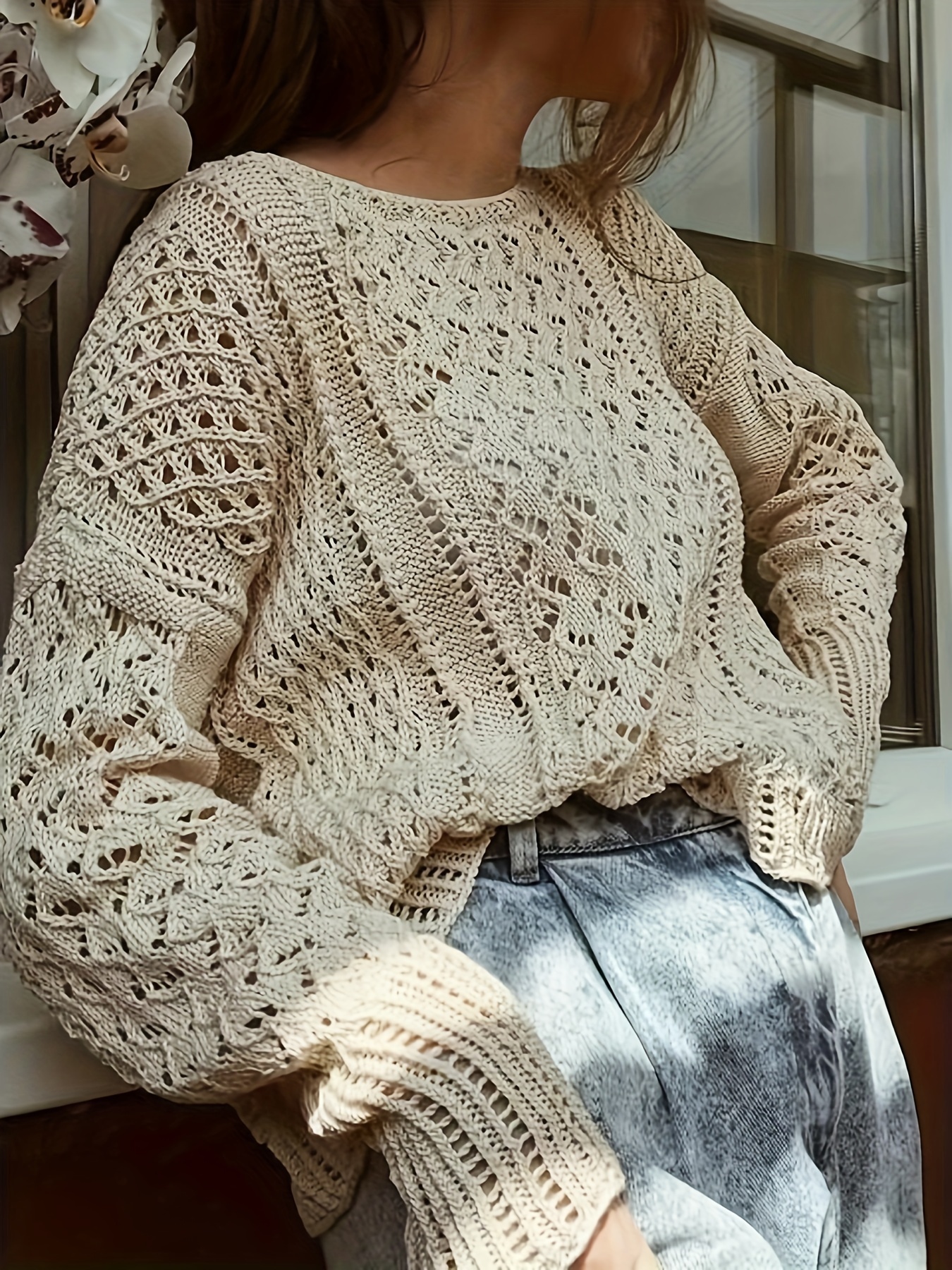 Knit Sweater Women - Temu