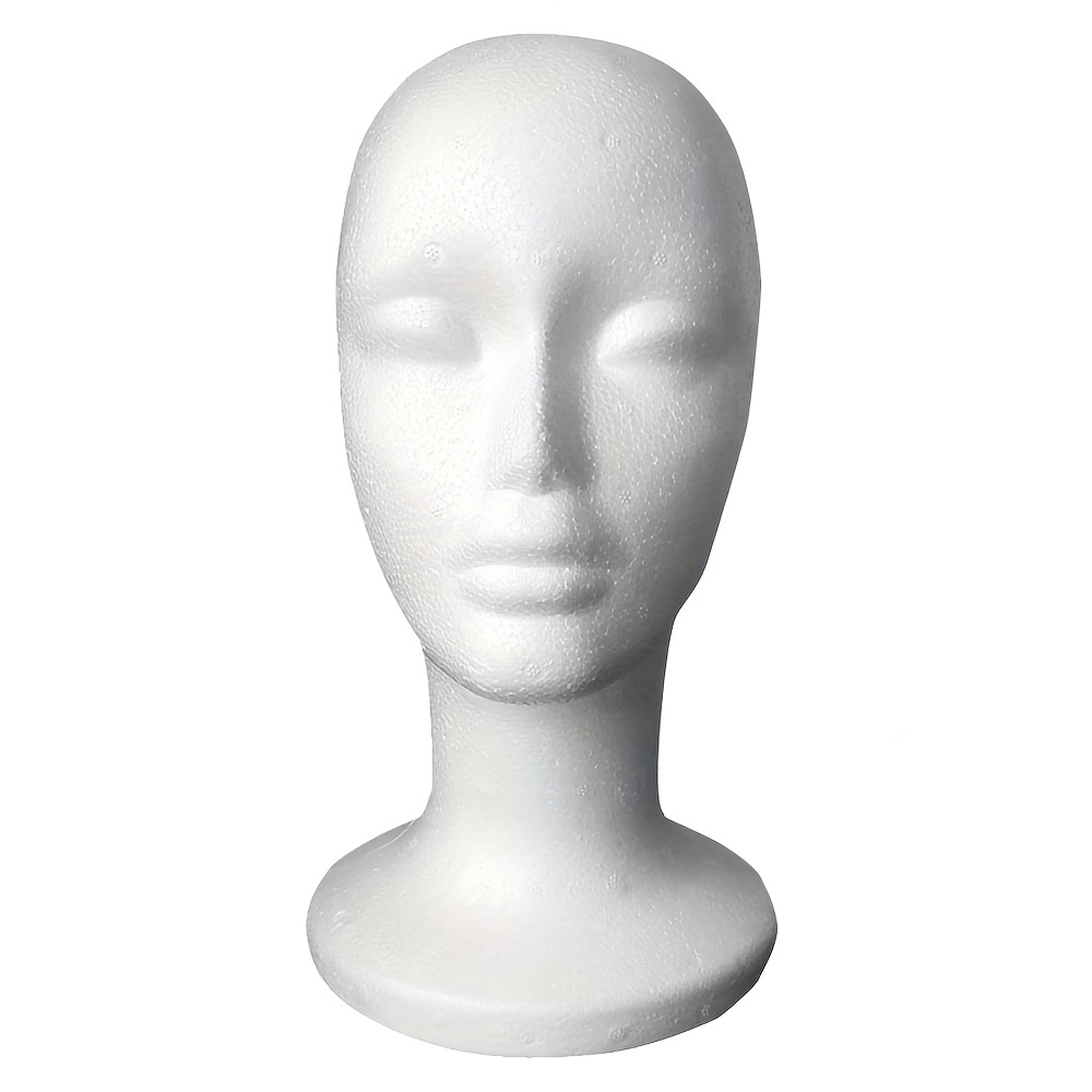 Female Foam Mannequin Head Model Hat Wig Jewelry Holder Shop Display Stand  Rack