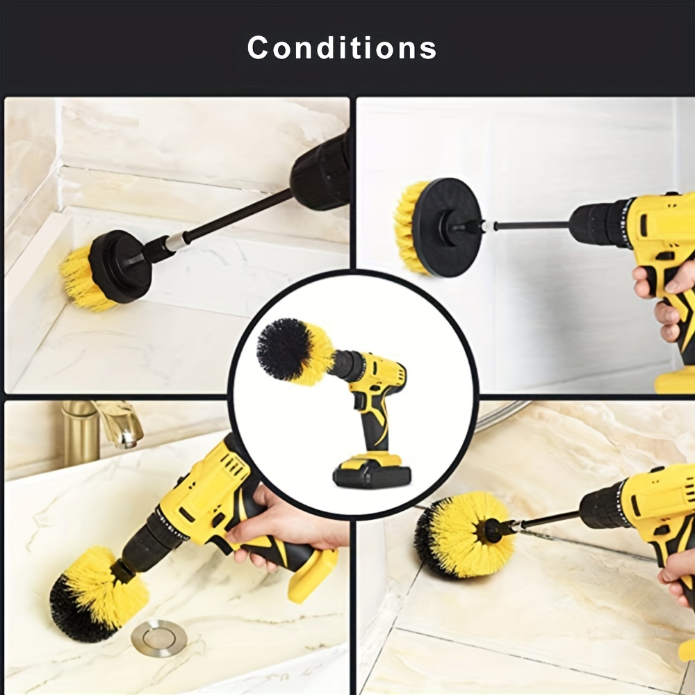 12pcs Electric Drill Brush Head Cleaning Household Universal Tools