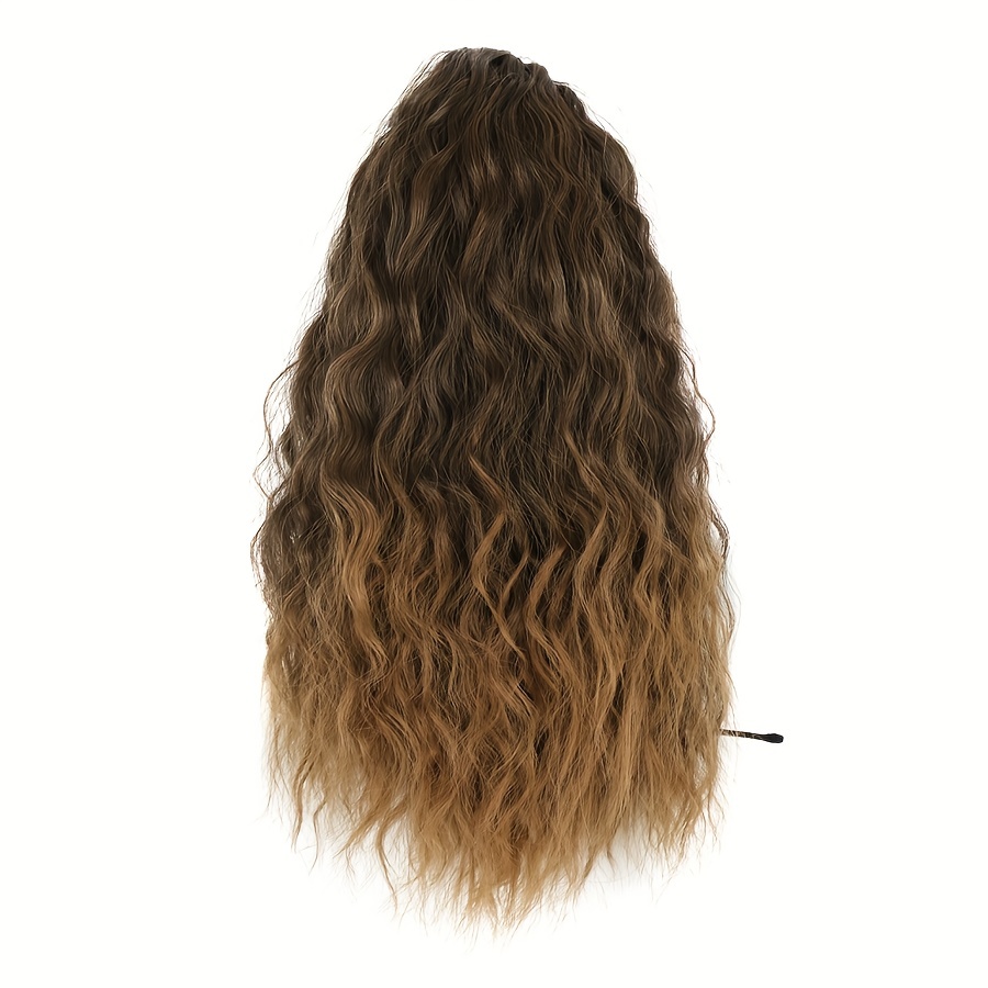 Medium Long Curly Wavy Ponytail Extensions