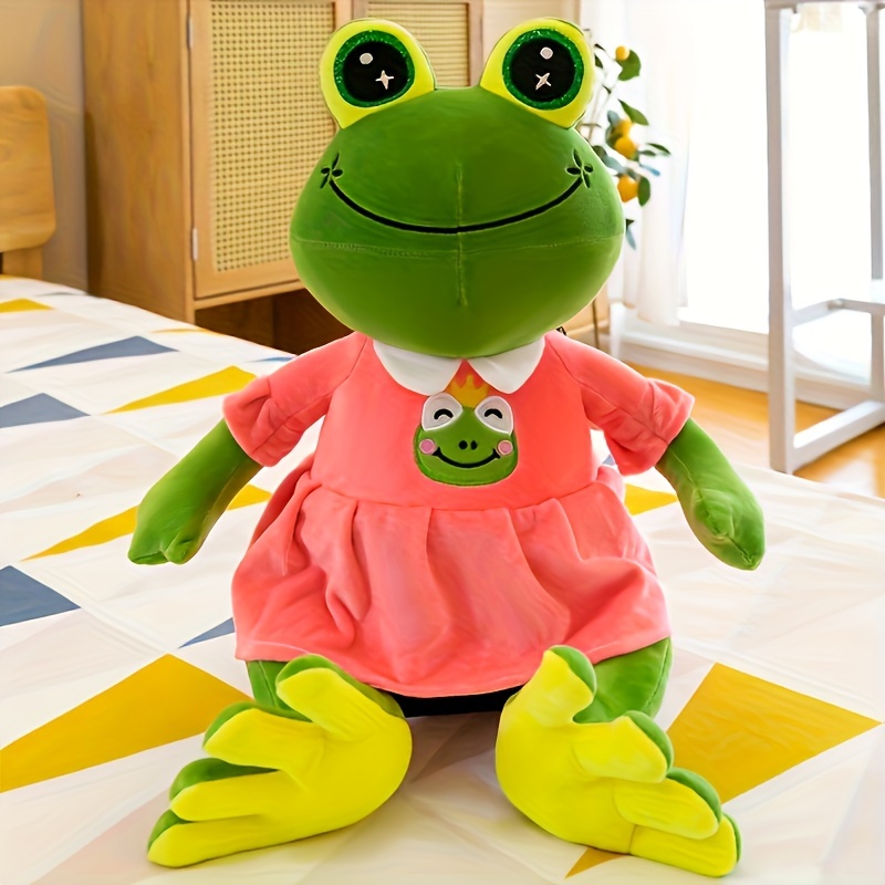 Couples Frog Plush Toys Cute Doll Pillows Decorative - Temu