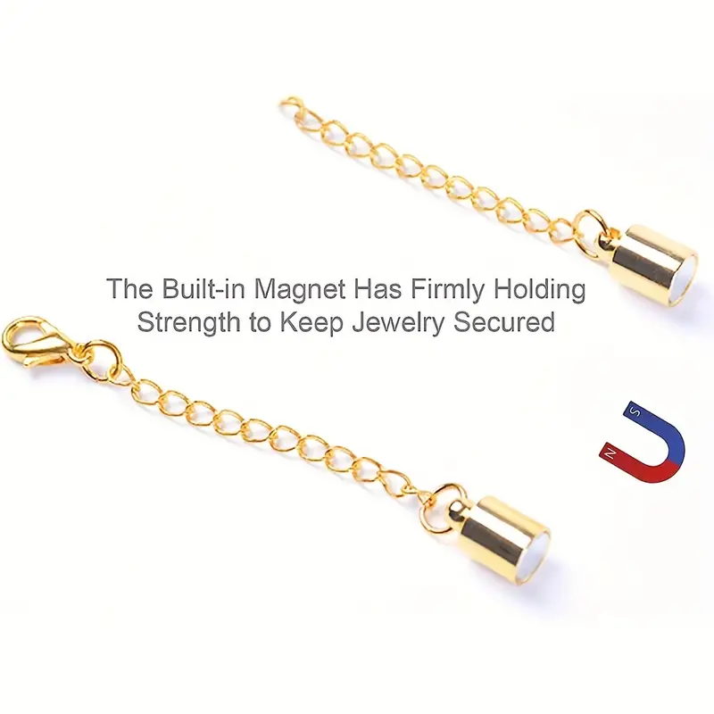 Magnetic Necklace Extenders Magnetic Necklace Clasps With - Temu