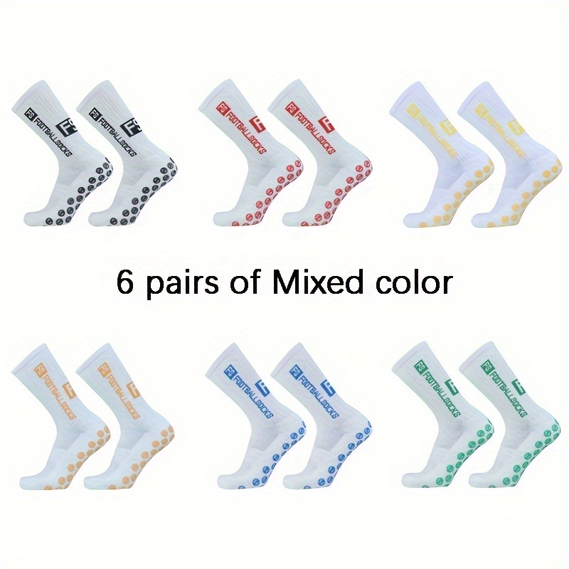 TECMIF Kids Soccer Socks Non Slip Football Socks Hospital Grip  Athletic Socks for Age 7-12 (Black White 3Pairs,Others 2Pairs): Clothing,  Shoes & Jewelry