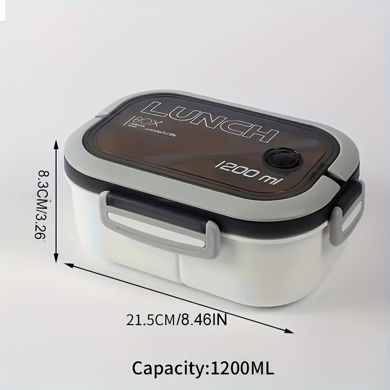 Double Deck Portable Lunch Box Lunch Box Microwavable Meal - Temu