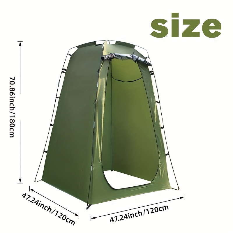 Carpa Tienda de Campaña Vestidor Camping 120x120x190cm