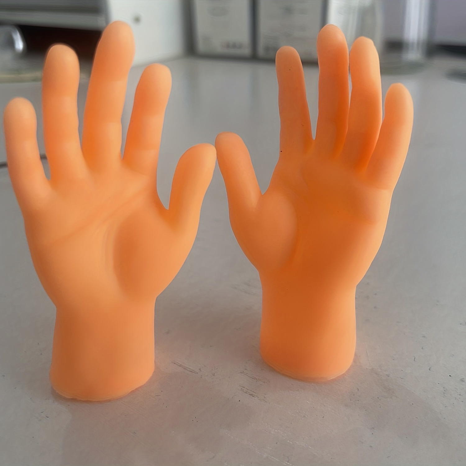 Mini Modello Di Mani Mani Piccole Strumento Per Massaggiare Il Gatto Guanti  In Silicone Divertenti Guanti Per Le Dita Giocattolo Per Gatti Con Il Dito