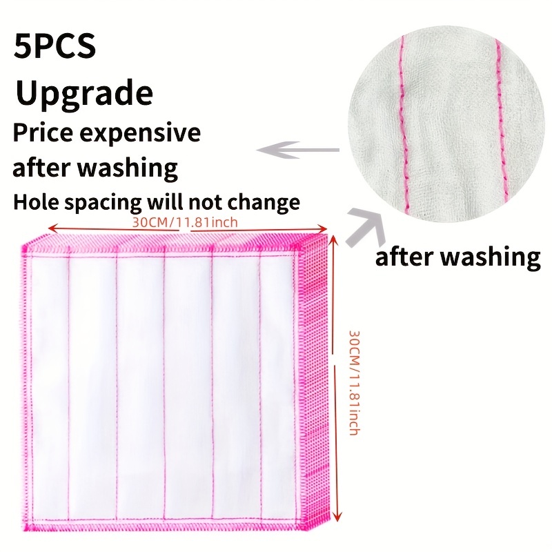 Paño de limpieza de microfibra Trapos de toallas sin pelusa, 50 piezas