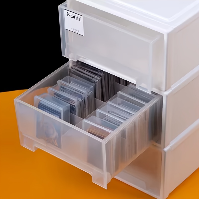 Plastic Drawer Type Storage Box Trading Card Storage Box - Temu Canada