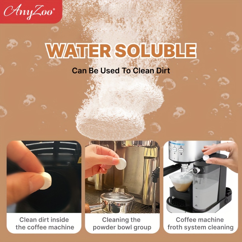 Pastilles nettoyantes universelles (10pcs pour 3 mois) pour machine à café.