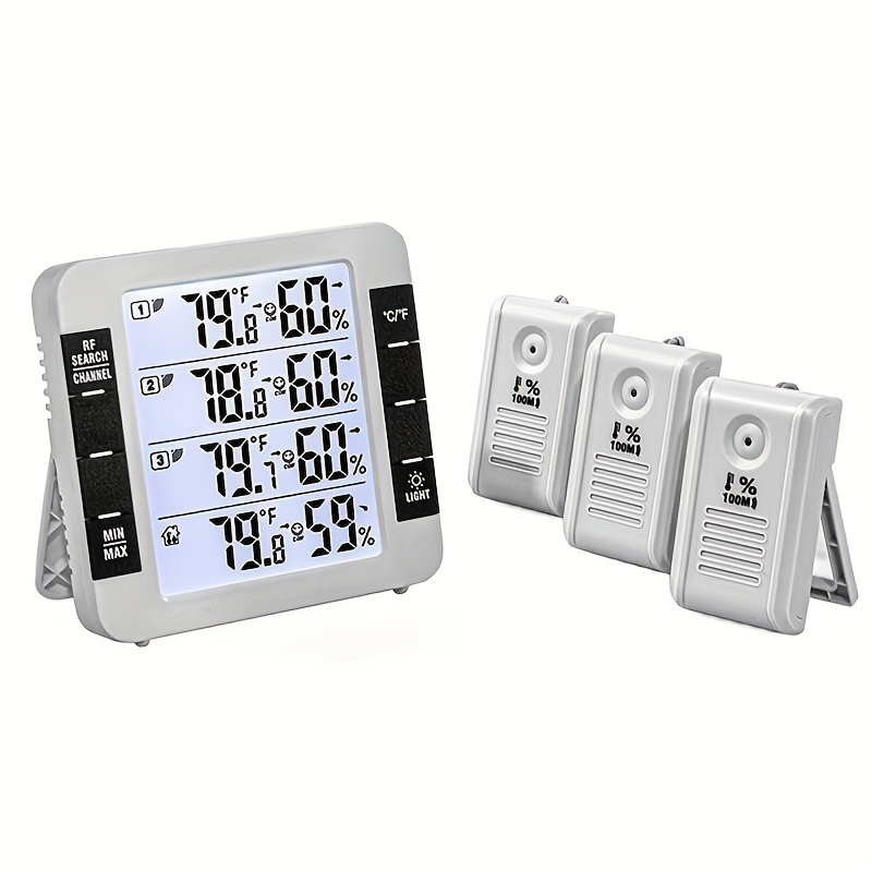 Digital Electronic Wireless Hygrometer, Temperature Monitor, Outdoor  Thermometer