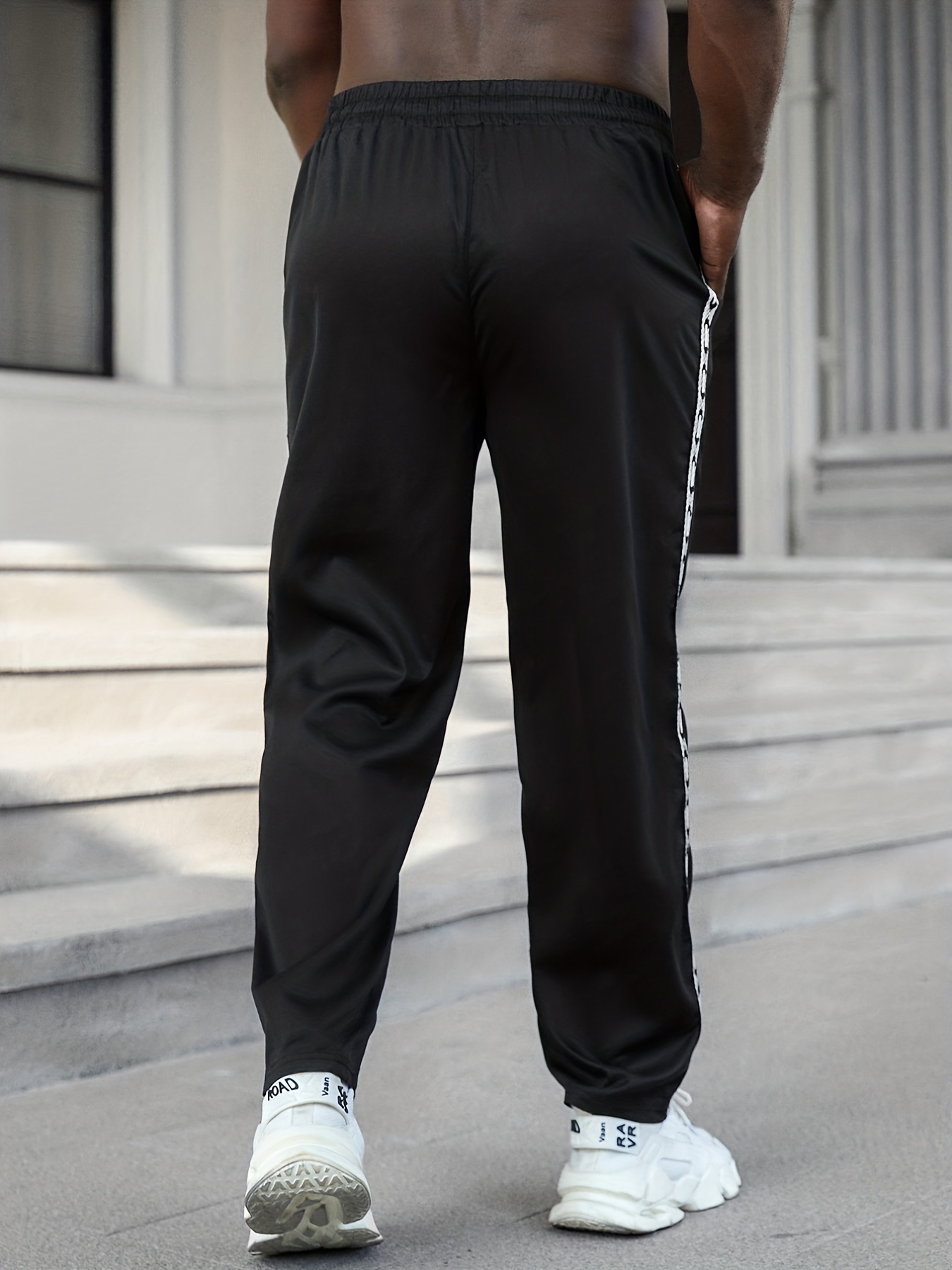 Plus Size Men's Track Pants Drawstring Sweatpants Athletic - Temu Canada