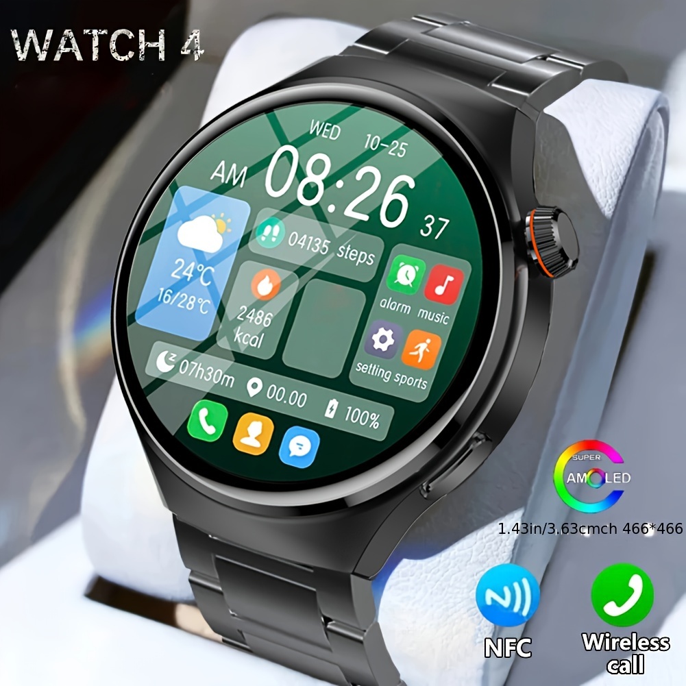 For Huawei GT4 Smartwatch Men's Watch 4 Pro AMOLED HD Screen Bluetooth Call  NFC Health Monitoring Smartwatch 2023 New Watch GT4