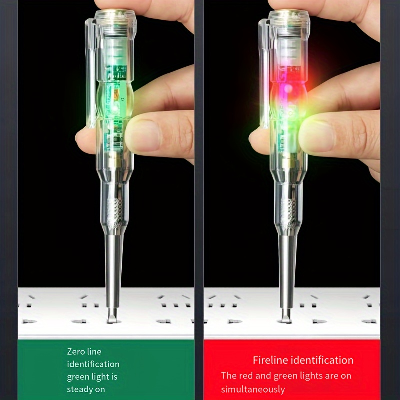 Electrician's Dedicated Electric Pen, Multifunctional Testing Electric Pen,  High Brightness Color Light, Induction Electric Pen, Zero Line, Fire Line