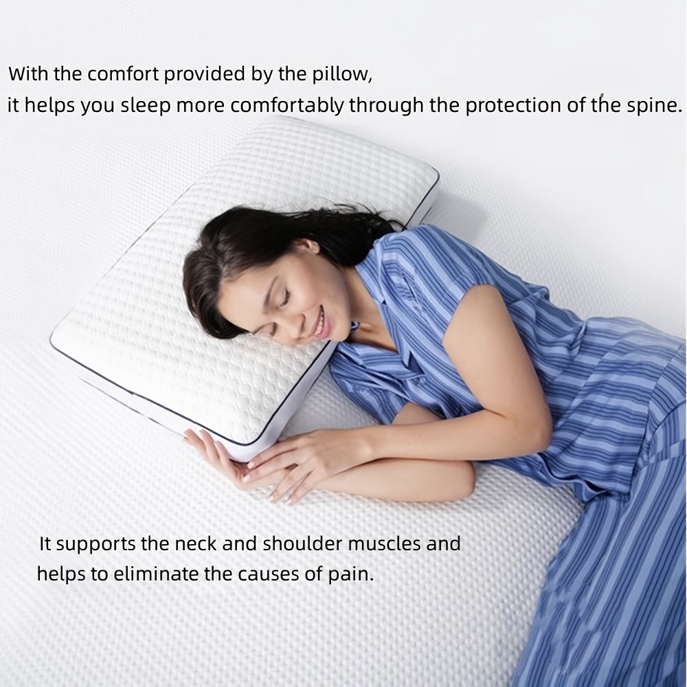 Relieve Lower Back Pain & Enjoy A Comfortable Sleep With This Multipurpose  Memory Foam Pillow! - Temu