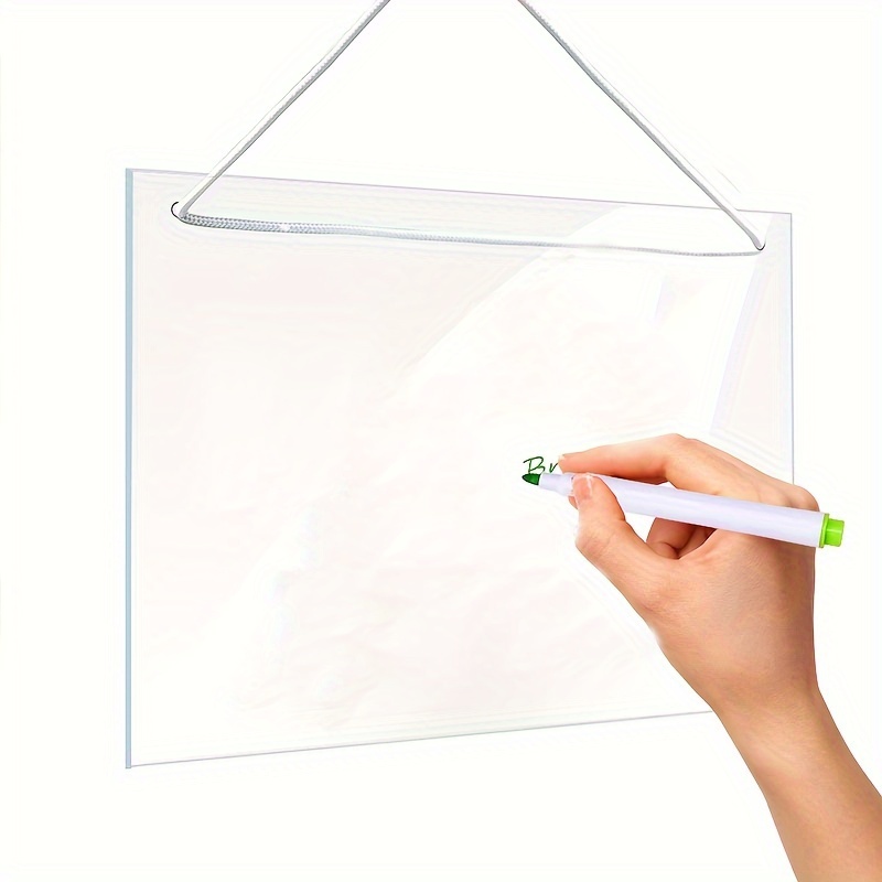 Nobo - Mini Tableau Transparent Effaçable en Acrylique pour Bureau
