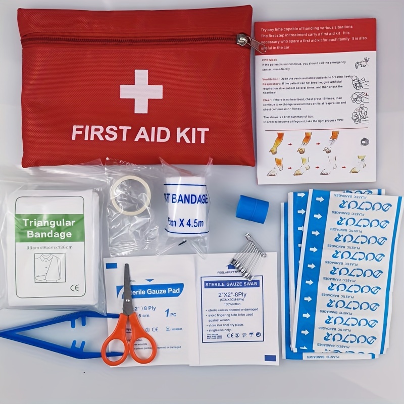 Portable First Aid Kit Outdoor Adventures Multi purpose - Temu