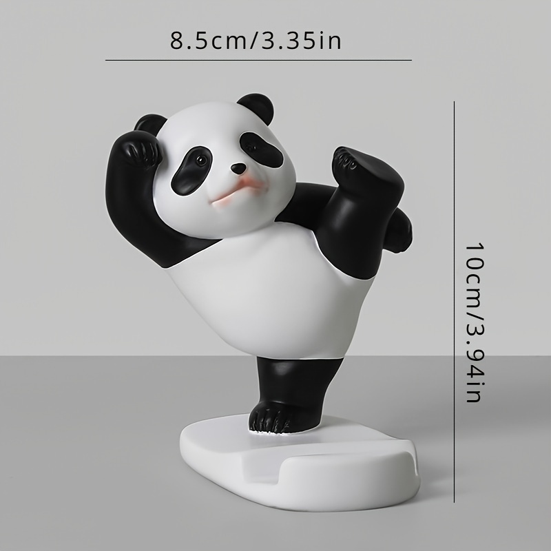 Cute Panda Desktop Bracket: Creative Decoration Mobile Phone - Temu