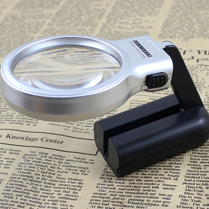 8X LED Light Observe Insects Magnifying Glass Educational Children Student  Toy Outdoor Classroom Collection Box Magnifier Loupe