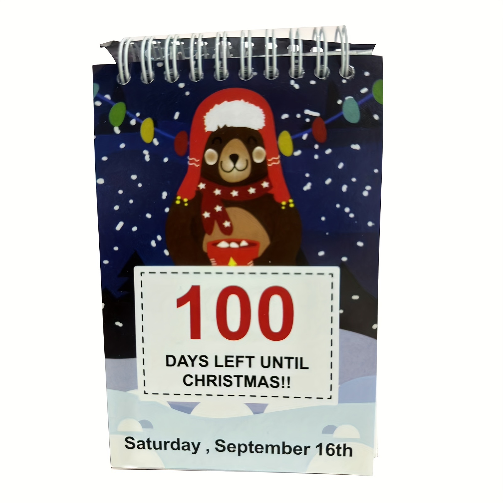 Calendrier de compte à rebours de Noël de 100 jours 2023
