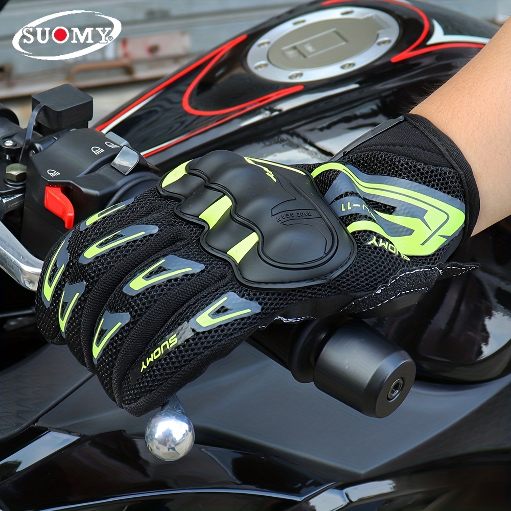 Summer Motorcycle Gloves Men Touch Screen Biker Cycling Moto Protective