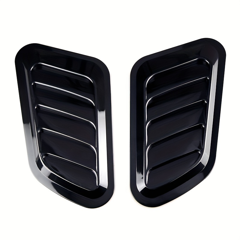 TEMU Universal Carbon Fiber Car Decorative Cell Air Flow Intake Hood Scoop Bonnet Vent Cover Stickers Decoration Styling