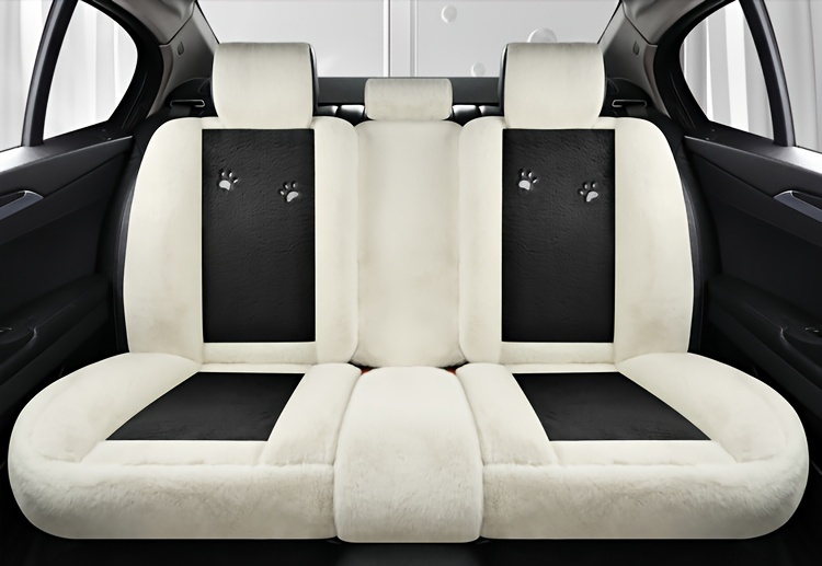 Kaufe Plüsch-Autositzbezug-Set, warmes, bequemes Kissen,  Autositzschutzmatte, Autobezüge, passend für die meisten  Auto-Innenausstattungen