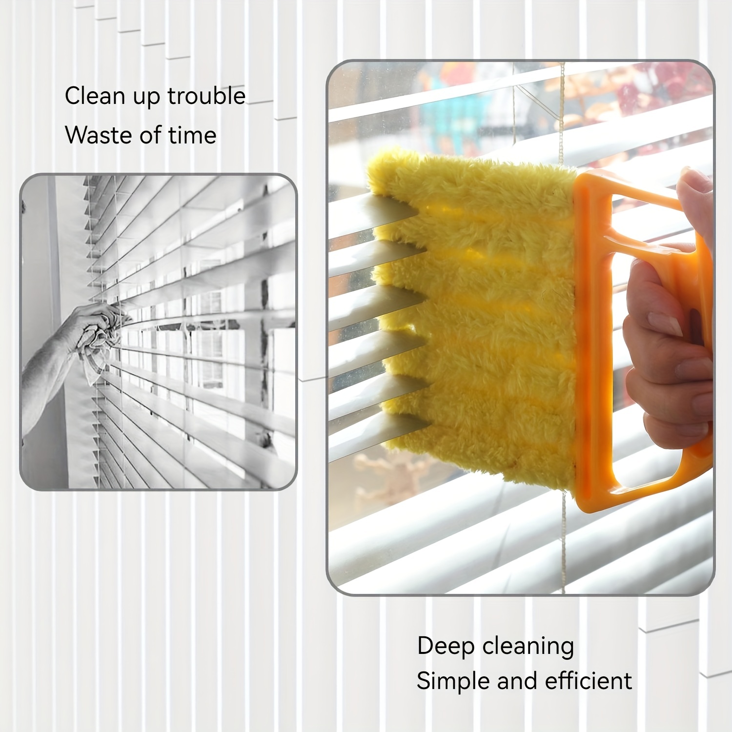 2pcs Venetian Blind Cleaning Brush Gap Brush Dust Removal 15 14 0cm