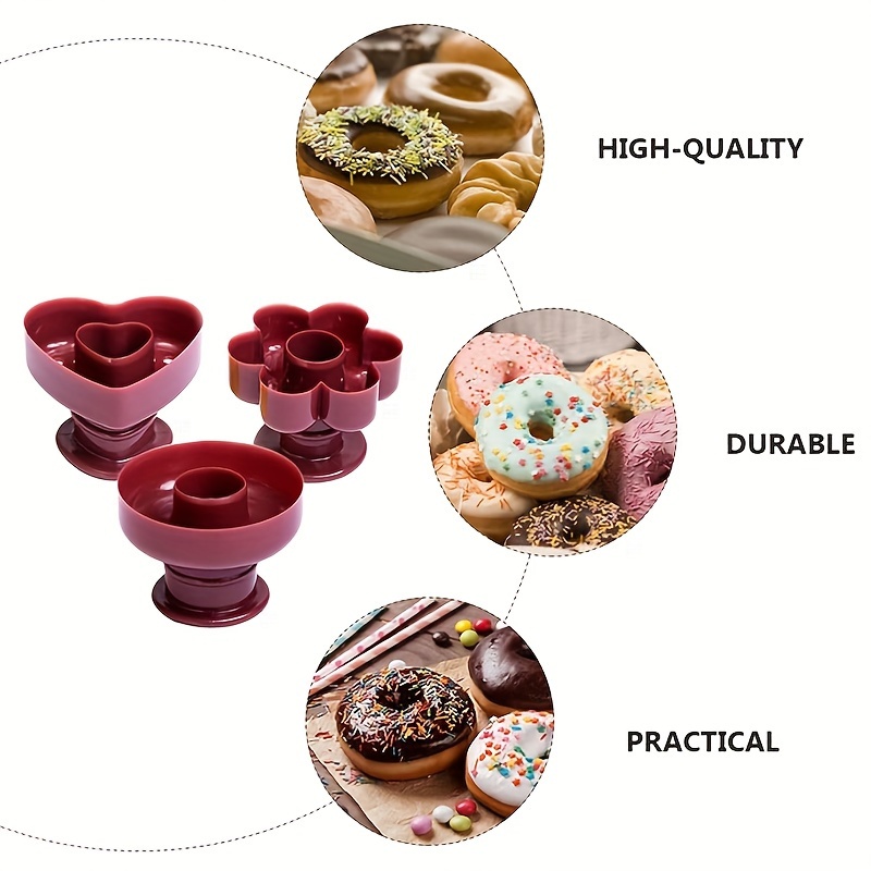 Donut Molds Cake Bread Cutters Biscuits Chocolate Stamper - Temu