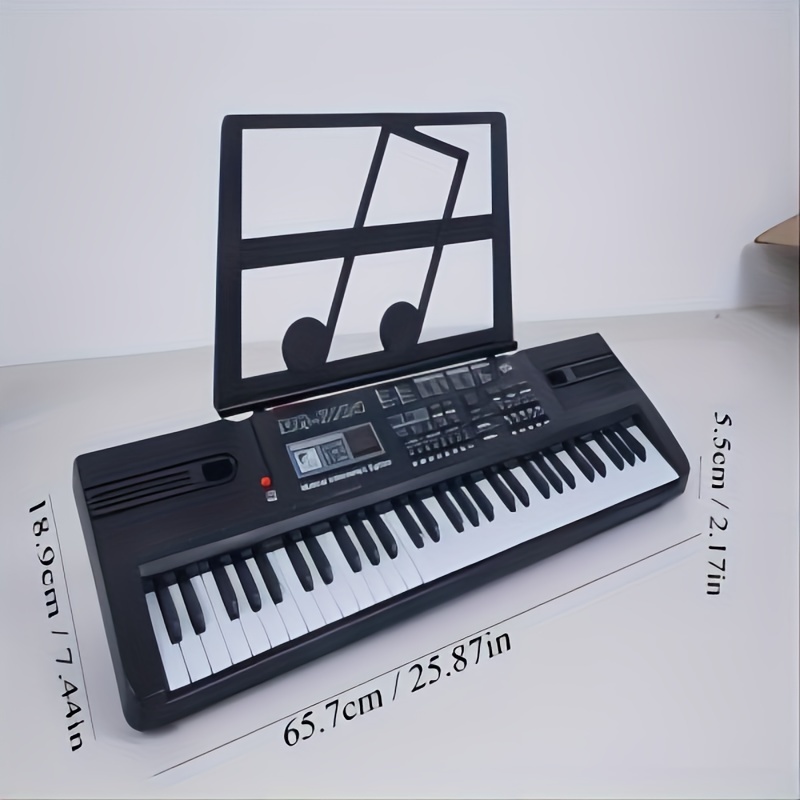 61 Touches Clavier Piano Débutant Portable Piano Électrique - Temu France