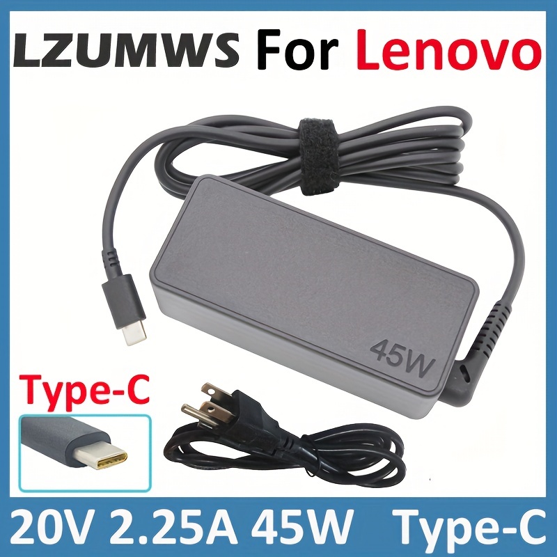 65W 45W USB C Chargeur Compatible avec Lenovo Thinkpad L15 L14 L13
