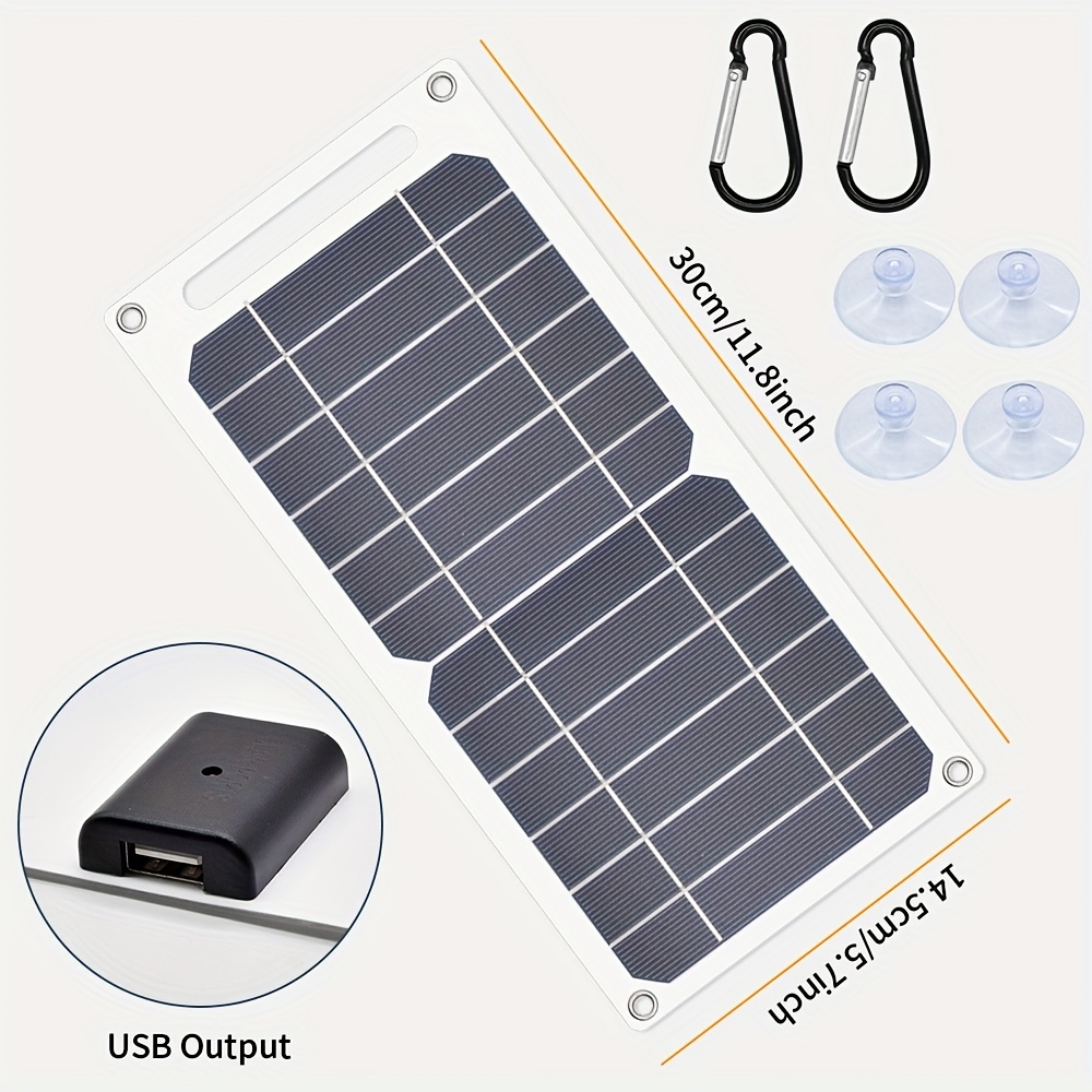 Portable Solar Ventilator with USB Solar Panel - Italy