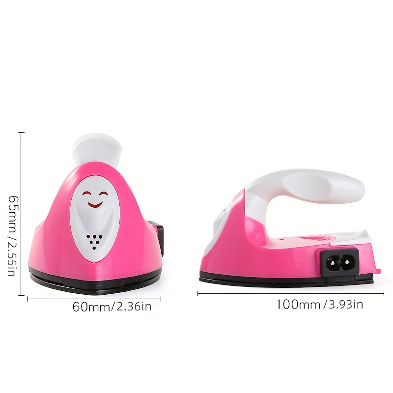 Mini Craft Iron Mini Heat Press Mini Iron Portable Handy Heat Press Small  Iron with Charging Base Accessories for Beads Patch Clothes DIY Shoes